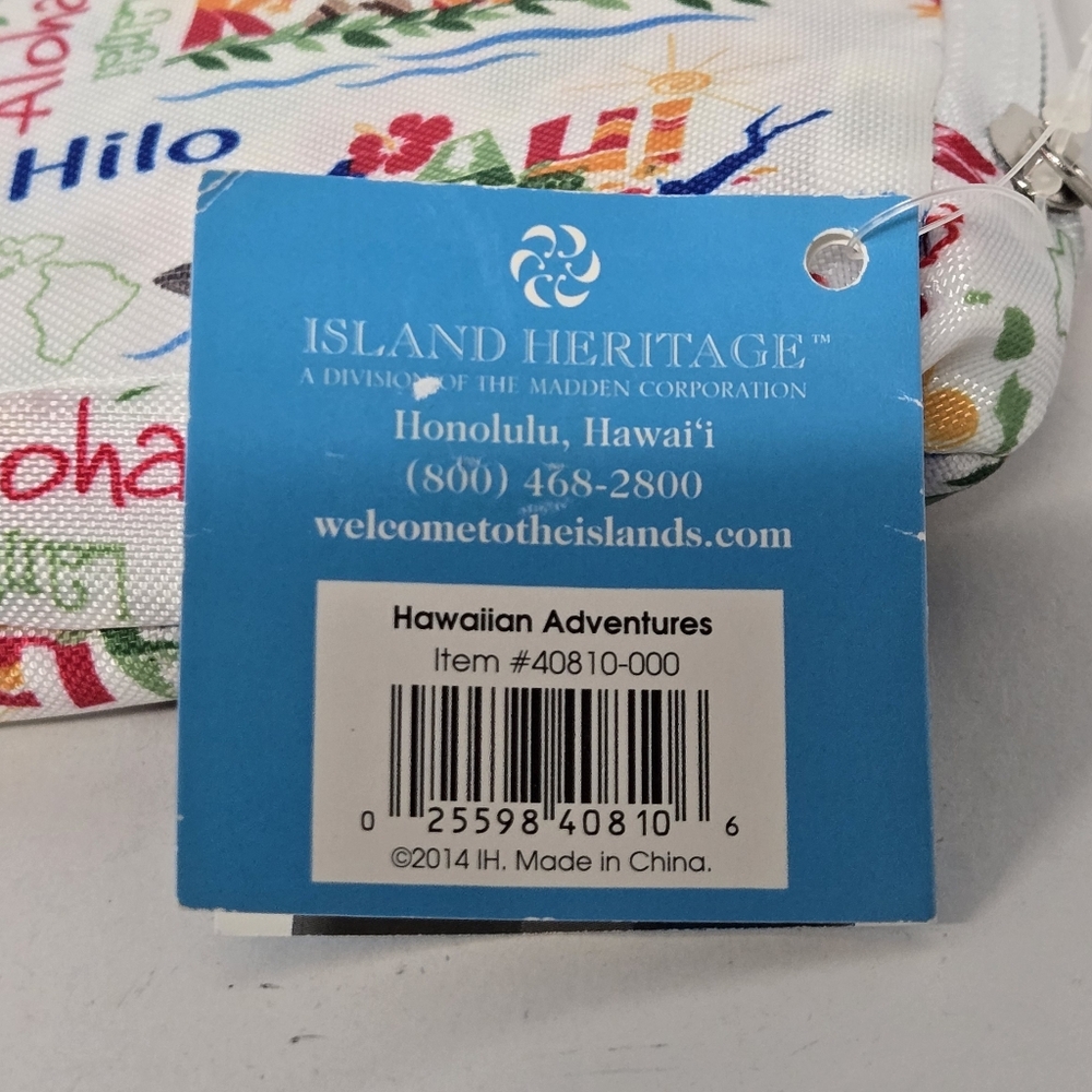 Island Heritage 2014 Hawaiian Adventure Foldable Tote 20"X15.25"X6.25" - Picture 5 of 5